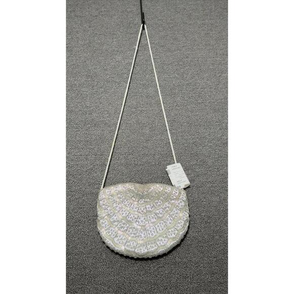 Lord & Taylor Handbags - VTG Lord&Taylor Evening Purse Opalescent Satin Beaded Y2K